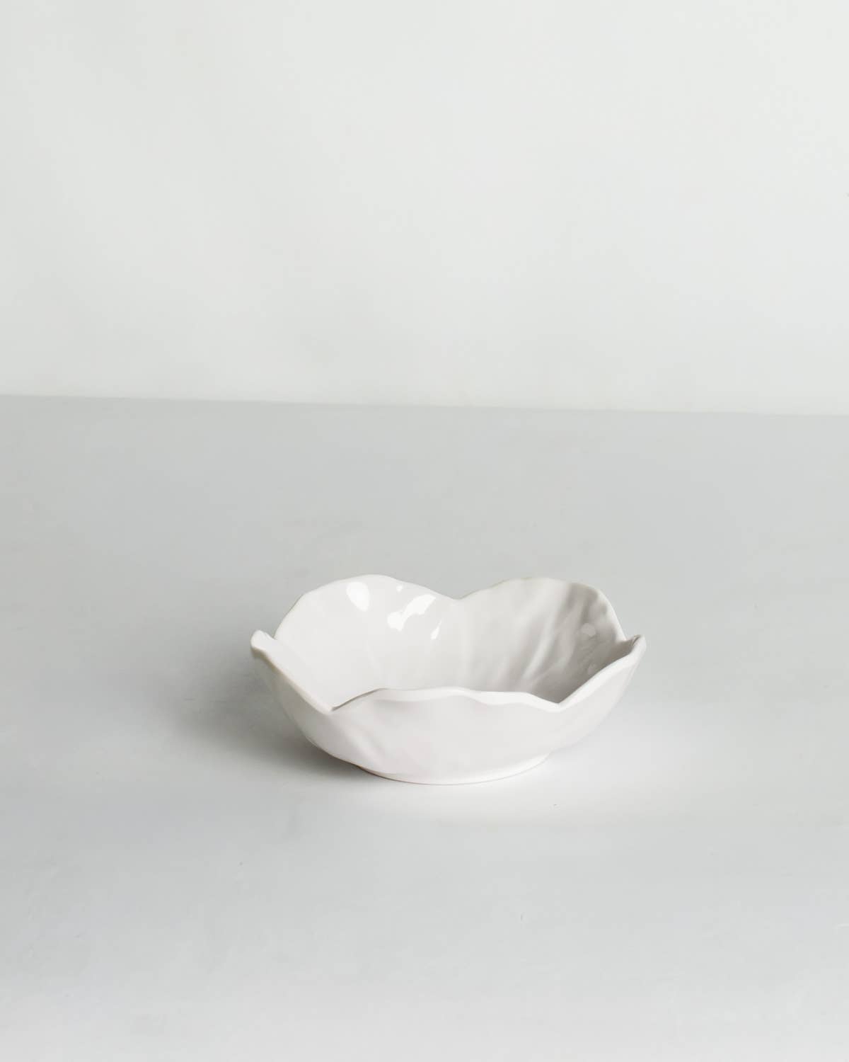 Cabbage Melamine Dip Bowl White 4.75"