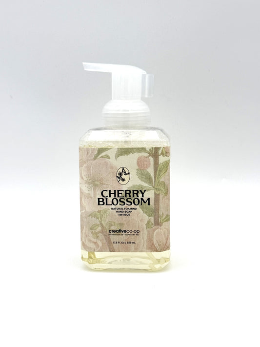 Cherry Blossom Scented Natural Foaming Hand Soap with Aloe