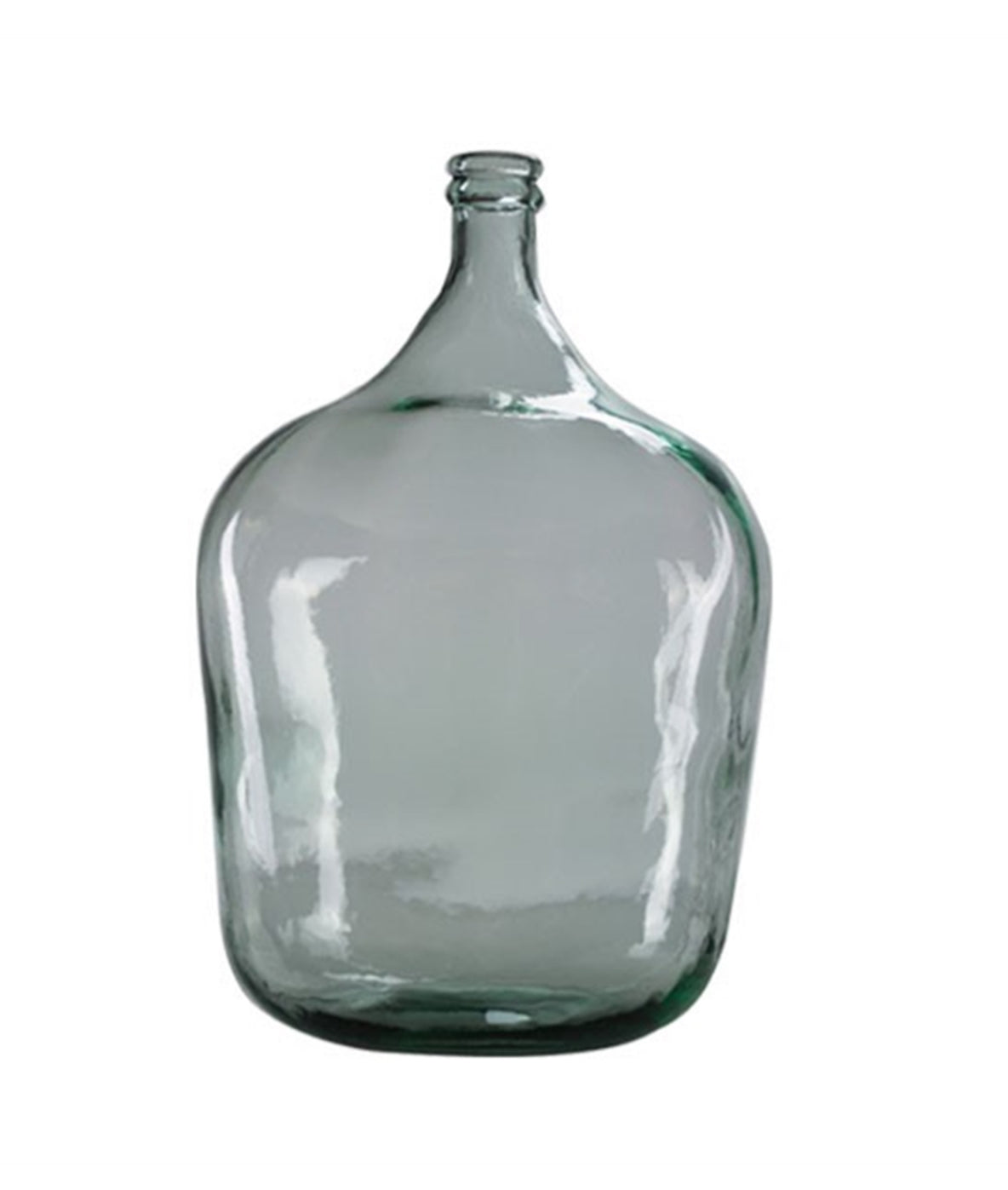 Clear Smooth Recycled Glass Carafe