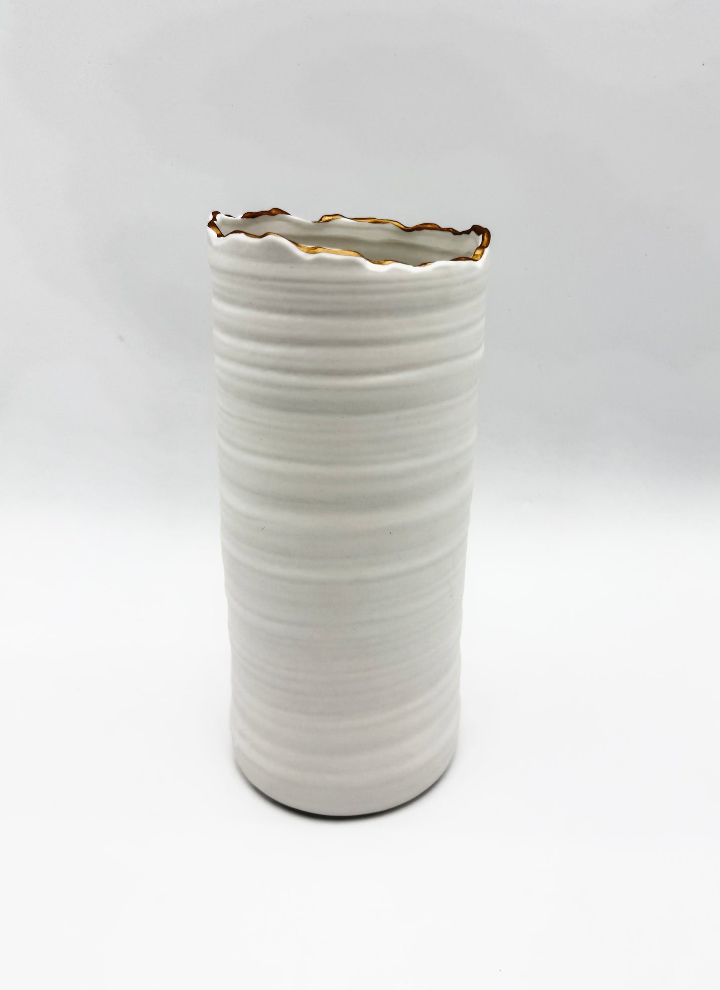 Gilded Organic Edge Vase