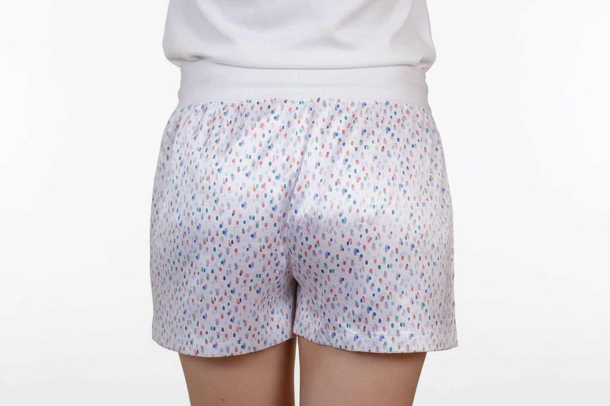 Confetti Slumber Shorts White/Multi