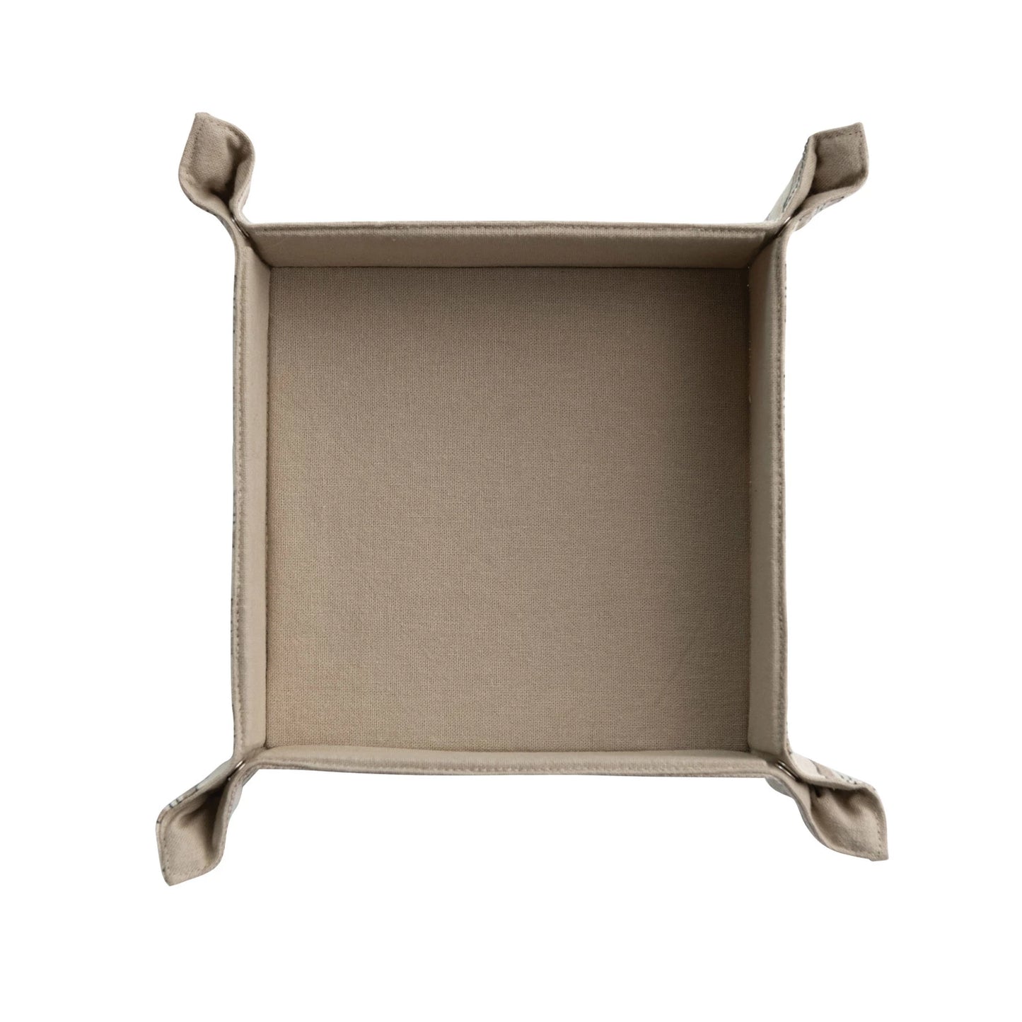 Woven Cotton Basket & Snaps