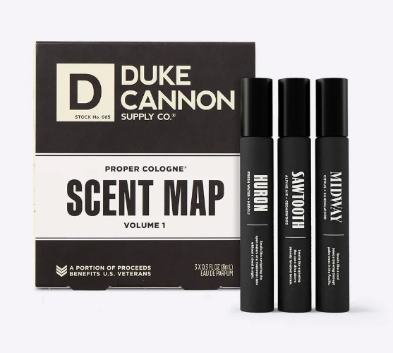 Duke Cannon Scent Map