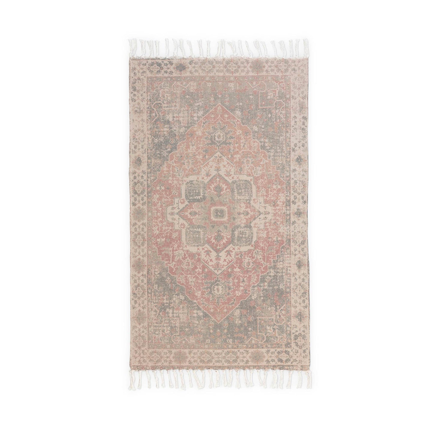 Cotton Printed Rug, Tamarind, 3' x 5'