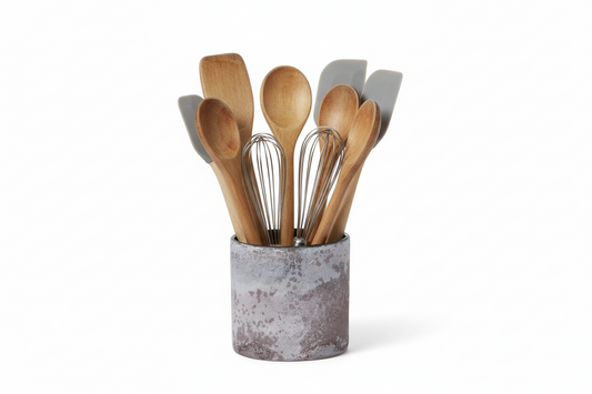 Frosted Amethyst Luster Glass Cylinder Vase