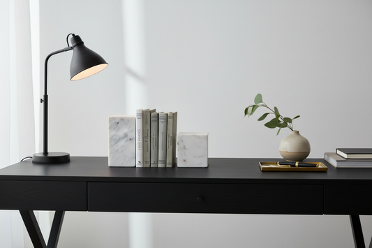 Cube & Cuboid Bookends, Set of 2