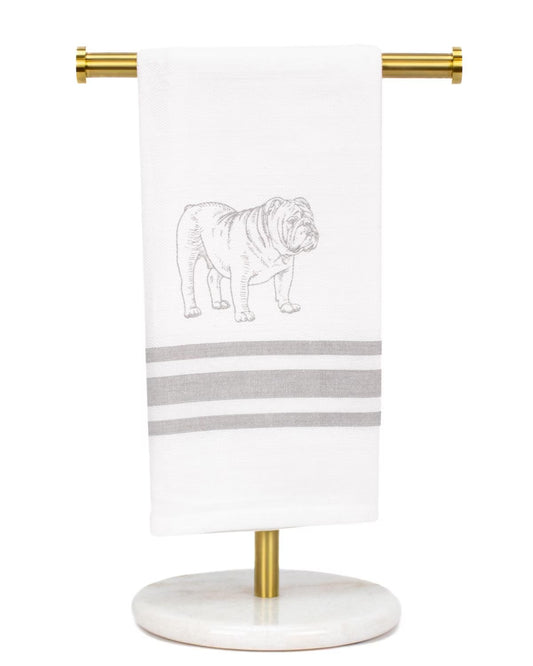 Bulldog Hand Towel