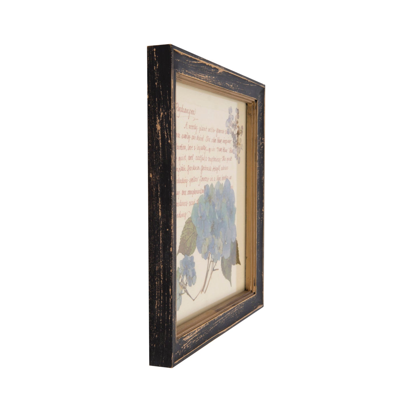 Framed Wall Decor with Floral Image, 6 Styles