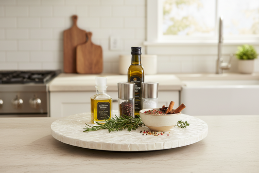 Capiz & MDF Lazy Susan