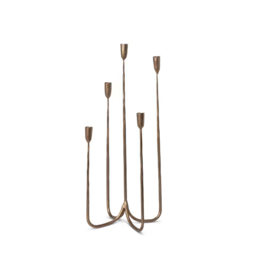 Forged Iron Candelabra