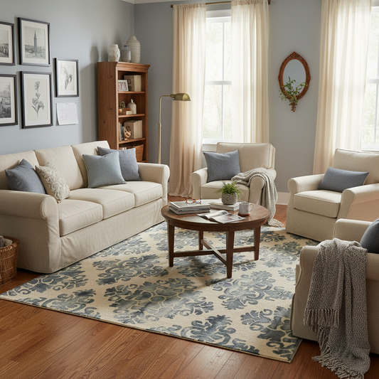 Maren Hand Tufted Wool Rug, 6' x 9'