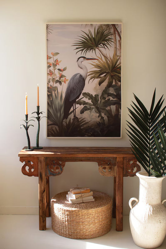Framed Herron Print