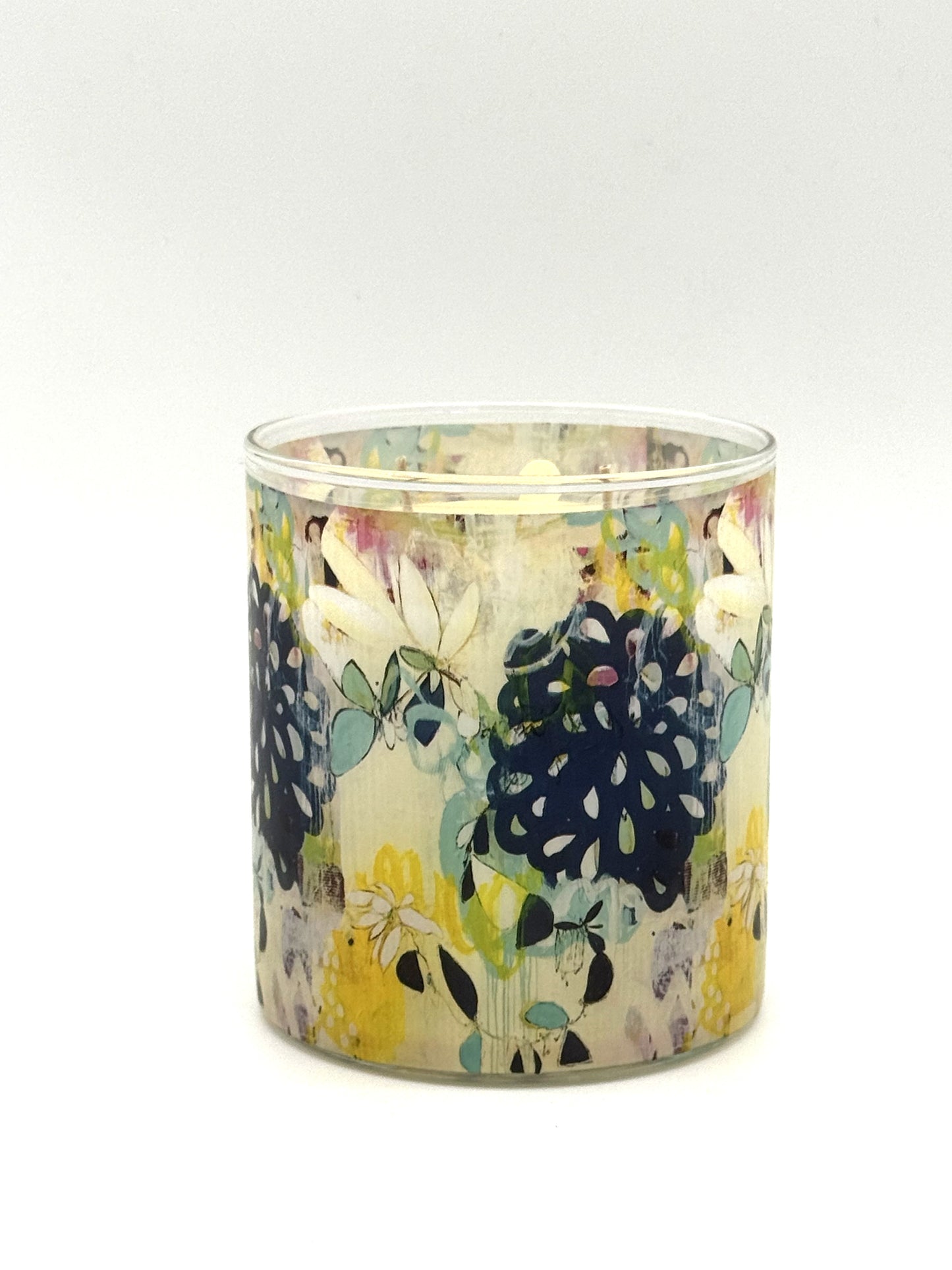 Gardenia Large Glass Candle