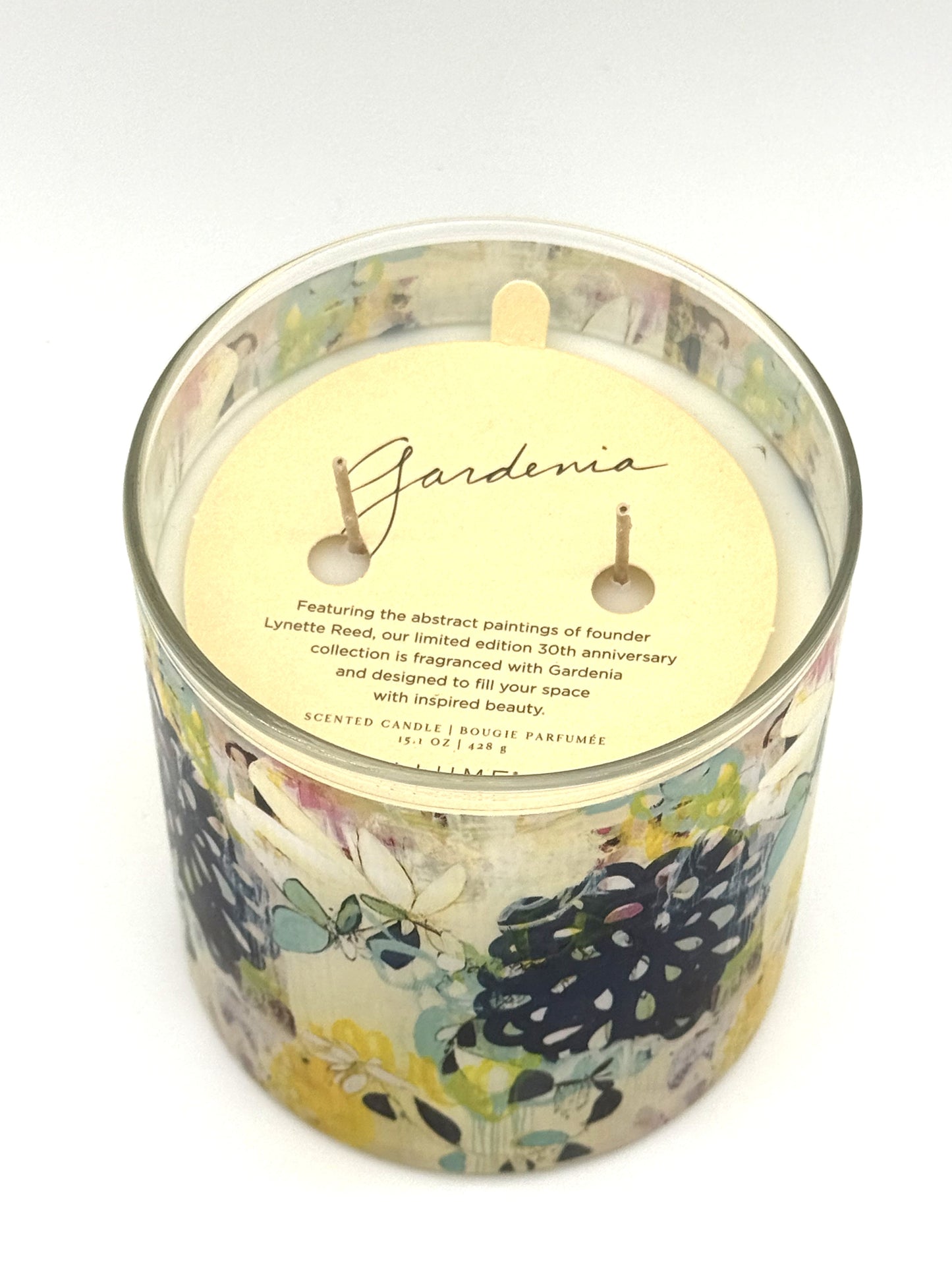 Gardenia Large Glass Candle