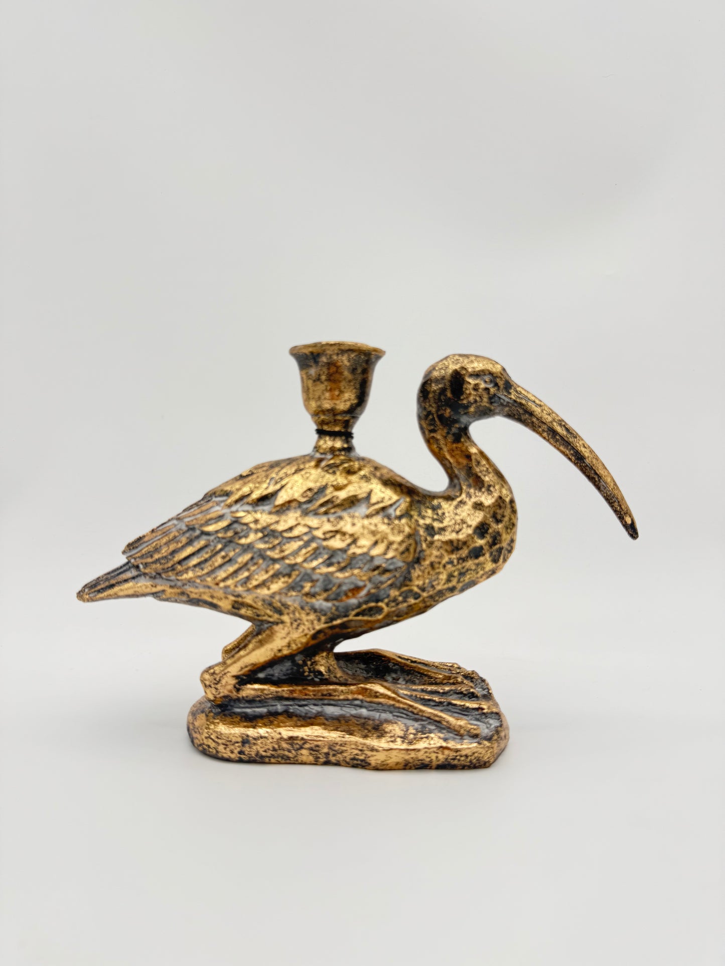 Resin Bird Taper Holder