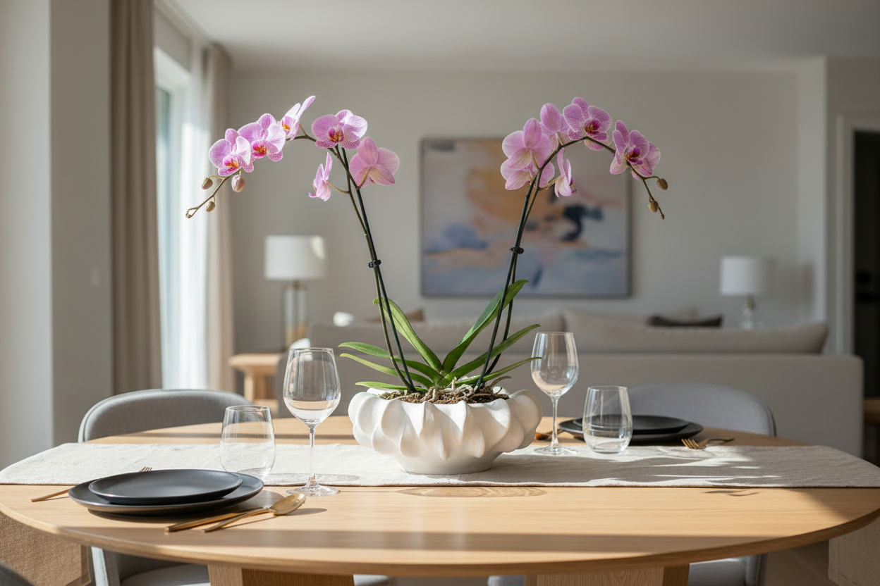 Organic White Ceramic Bowl