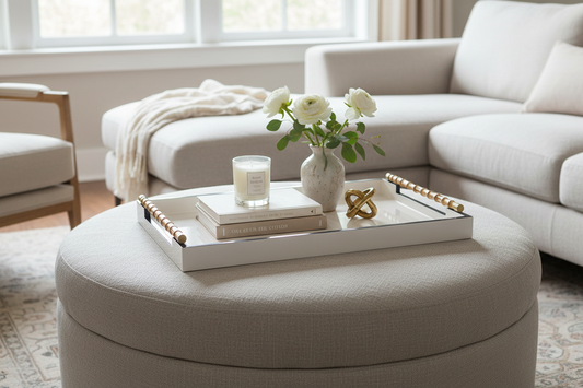 Cocoa Cay Lacquered Tray, 2 colors