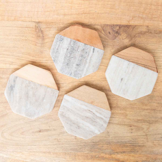 Leopold Marble Coasters (set of 4)