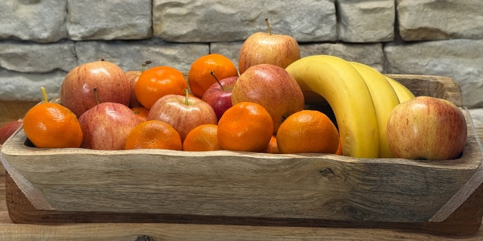 Mango Wood Scalloped Tray