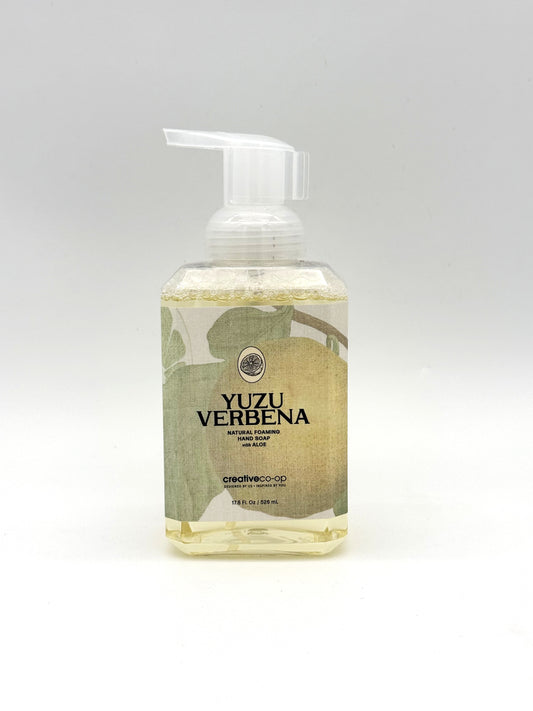 Yuzu Verbena Scented Natural Foaming Hand Soap with Aloe