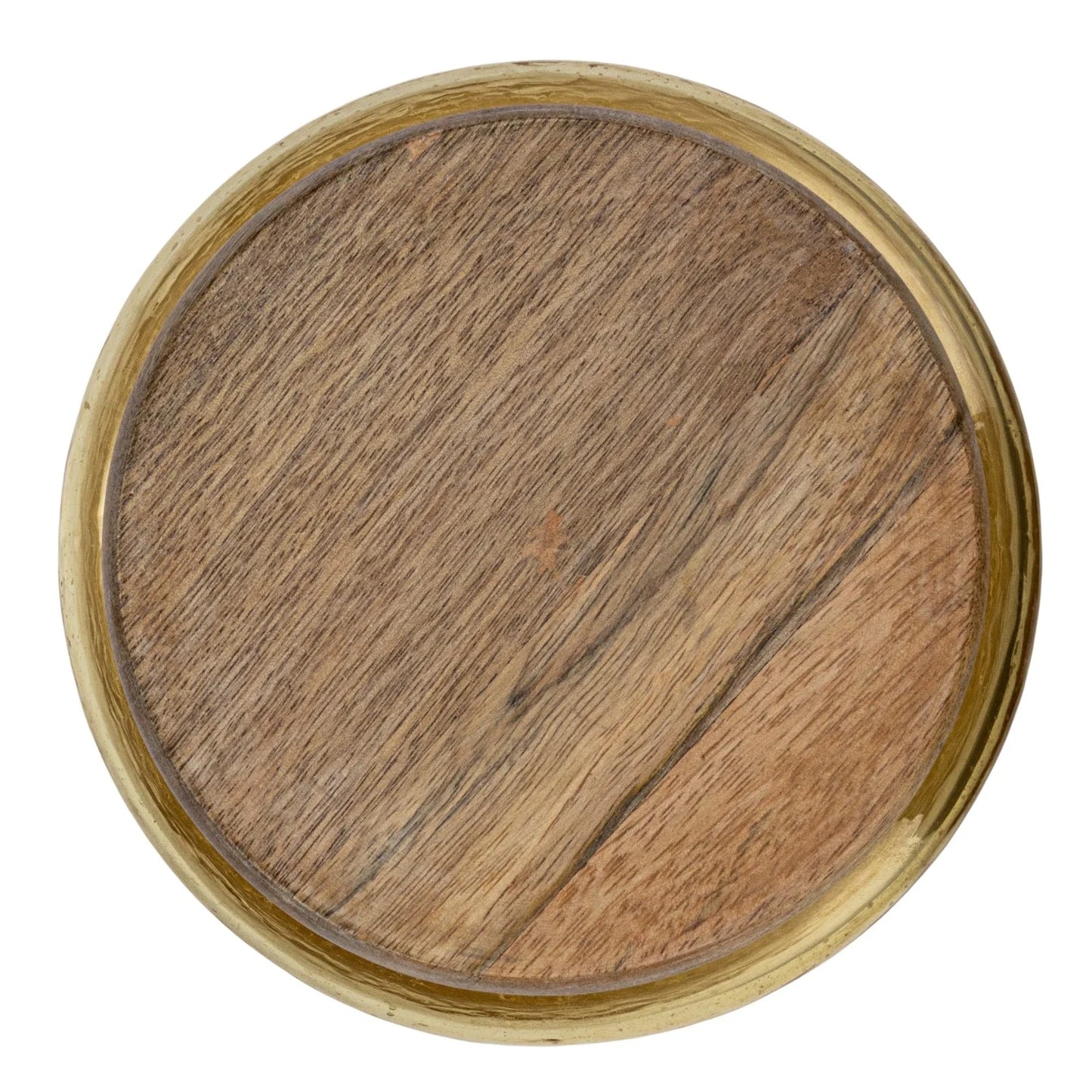 1-1/2 Quart Hammered Glass Jar w/ Mango Wood Lid