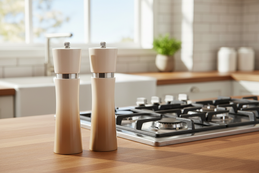 Salt/Pepper Mill, Cream & Tan Color Ombre