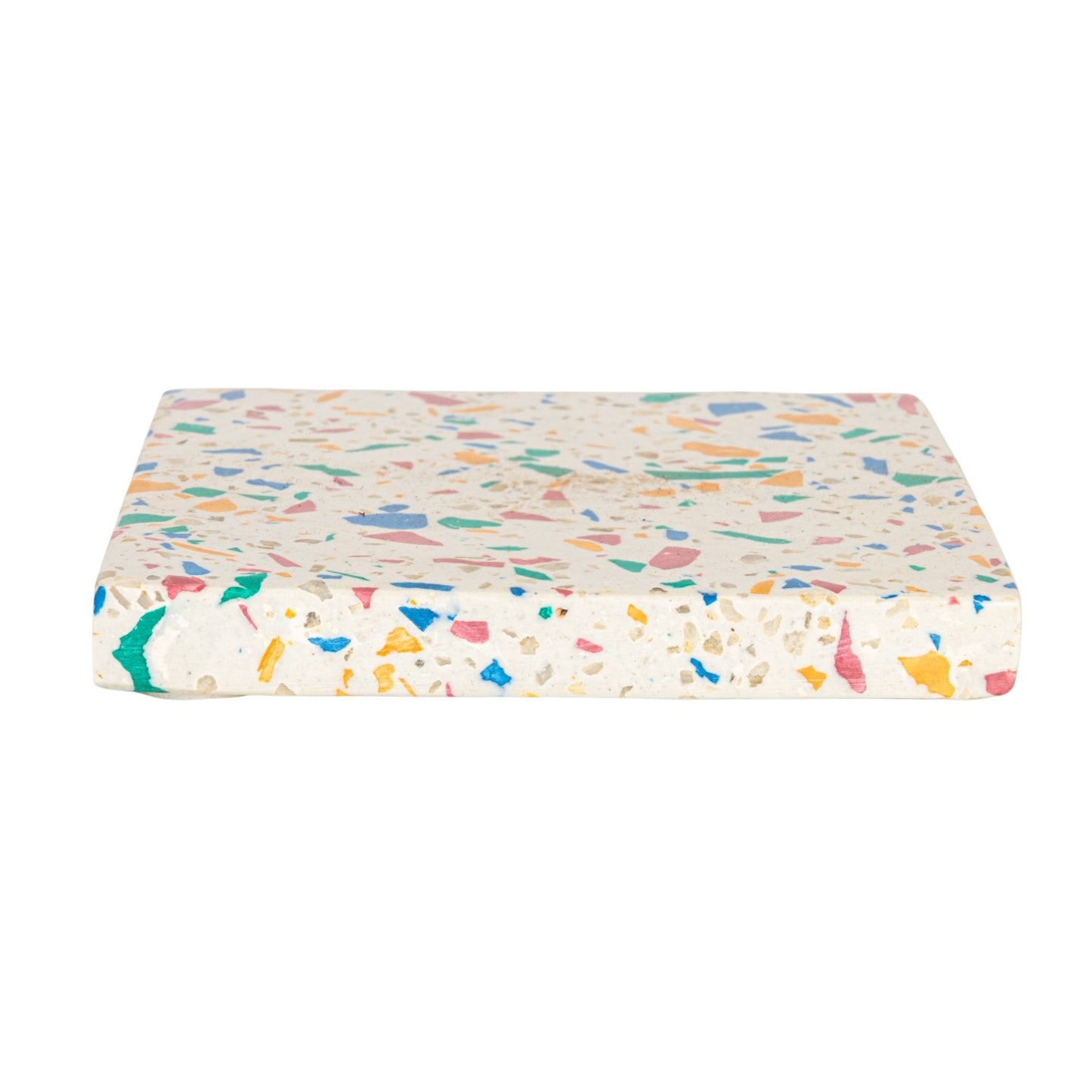 Resin & Terrazzo Coasters, Set of 4 Tied with Jute