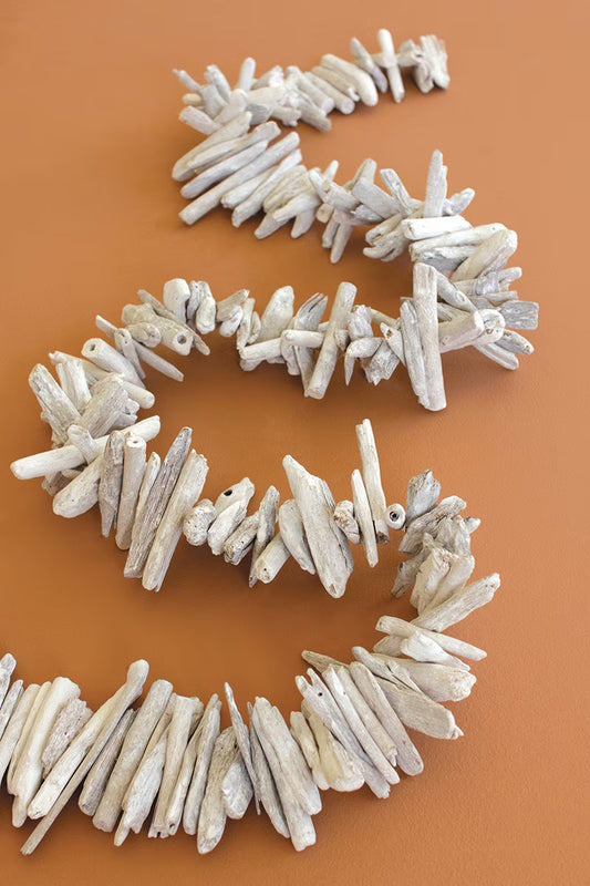 White Washed Driftwood Garland