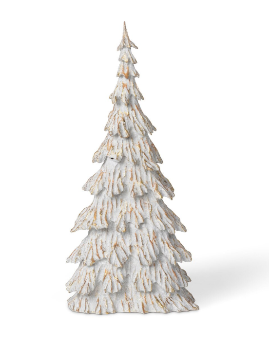 Snowy Tabletop Pine Tree, Large