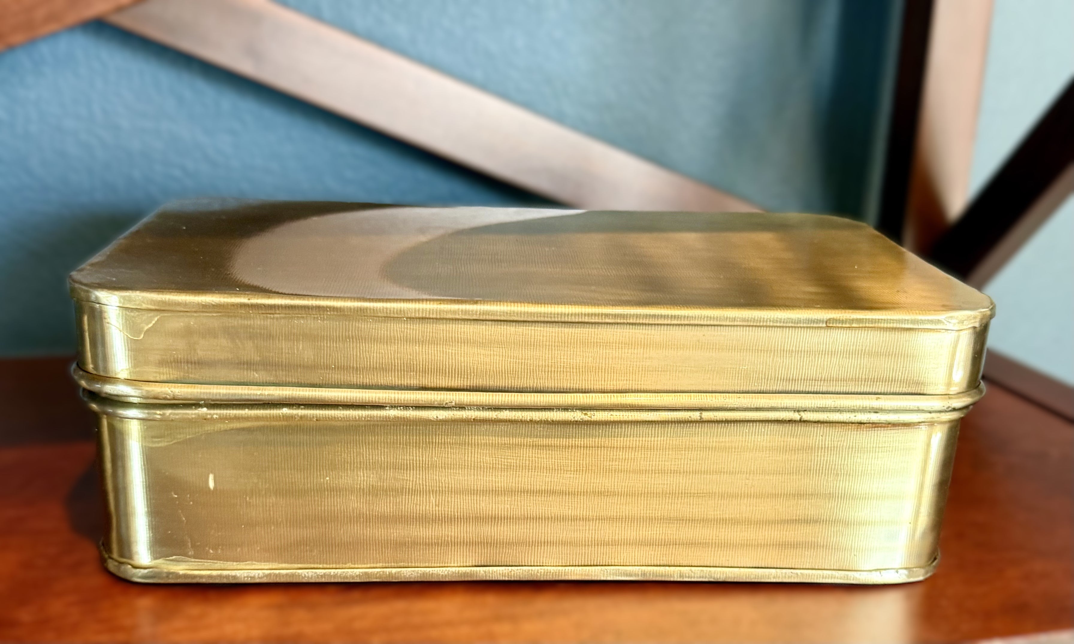 Decorative Metal Box, Antique Brass Finish, Large – Legacy House Ruston