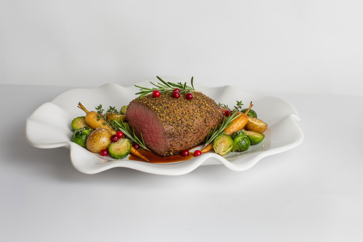 Ripple Melamine Platter