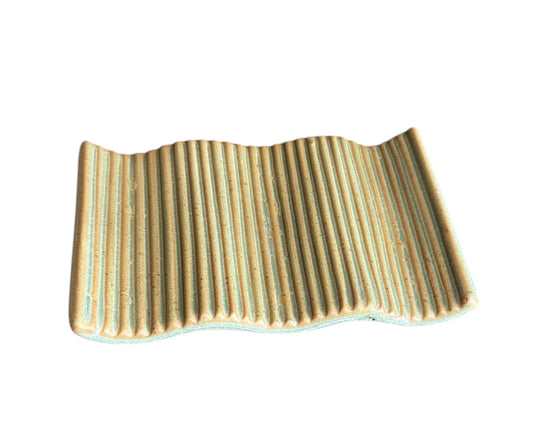 Stoneware Soap Dish - Green