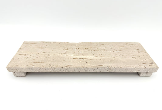 Travertine Footed Cheese/Serving Board